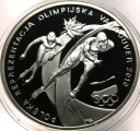 10 zł złotych 2010 Vancouver Igrzyska Olimpiada Reprezentacja SREBRO