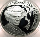 10 zł złotych 2011 Ignacy Jan Paderewski SREBRO