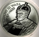 10 zł złotych 1998 Zygmunt III Waza POPIERSIE SREBRO