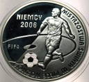 10 zł złotych 2006 Niemcy Mistrzostwa Świata FIFA SREBRO