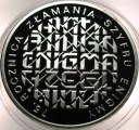 10 zł złotych 2007 ENIGMA 75 rocznica złamania szyfru Enigmy SREBRO