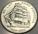 20 zł złotych 1980 50 Lat Daru Pomorza