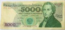 1982 5000 zł złotych Chopin seria AN banknot