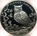 20 zł złotych 2005 Puchacz Zwierzęta Świata SREBRO