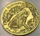 2 zł złote 1998 Ropucha paskówka Zwierzęta Świata