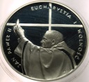 10 zł złotych 1997 Jan Paweł II Eucharystia i Wolność SREBRO
