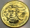 2 zł złote 1998 Adam Mickiewicz