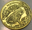 2 zł złote 1998 Ropucha paskówka Zwierzęta Świata