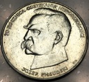 50000 zł 1988 Józef Piłsudski 70 rocznica odzyskania niepodległości SREBRO