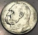 2 zł złote 1934 Józef Piłsudski SREBRO