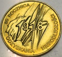 2 zł złote 1998 Niepodległość 1918