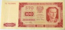 1948 100 zł sto złotych seria IC banknot (nr 1)