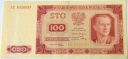 1948 100 zł sto złotych seria IC banknot (nr 2)