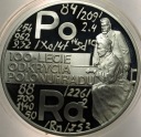 20 zł złotych 1998 Skłodowska Polon i Rad SREBRO