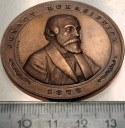 Medal z 1878 roku upamiętniający Ignacego Łukasiewicza