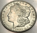USA 1 dolar 1921 Dolar Morgana Morgan Dollar SREBRO