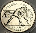 2 zł złote 1995 Atlanta 1996 Zapasy Igrzyska Olimpiady