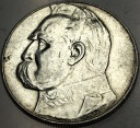 10 zł złotych 1937 Józef Piłsudski SREBRO