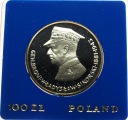 100 zł złotych 1981 Władysław Sikorski SREBRO