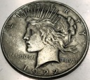 USA 1 dolar Peace dollar 1922 Dolar Pokoju SREBRO