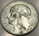 10 zł złotych 1932 Głowa Kobiety Polonia Jadwiga Babka SREBRO