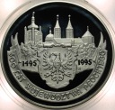 20 zł złotych 1995 500 lat Województwa Płockiego SREBRO