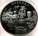 20 zł złotych 2004 Dożynki Polski Rok Obrzędowy SREBRO