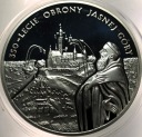 20 zł złotych 2005 350-lecie obrony Jasnej Góry Częstochowa SREBRO
