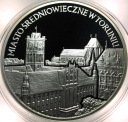 20 zł złotych 2007 TORUŃ Miasto Średniowieczne w Toruniu SREBRO