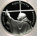 10 zł złotych 1997 Jan Paweł II Eucharystia i Wolność SREBRO