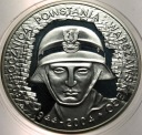 10 zł złotych 2004 Powstanie Warszawskie 1944 SREBRO