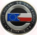 10 zł złotych 2004 Wstąpienie Polski do Unii Europejskiej UE SREBRO