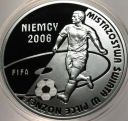 10 zł złotych 2006 Niemcy Mistrzostwa Świata FIFA SREBRO