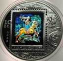 10 zł złotych 2008 POCZTA 450 lat Poczty Polskiej SREBRO