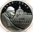 10 zł złotych 2005 Jan Paweł II 1920 2005 SREBRO