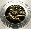 10 zł złotych 2006 Niemcy Mistrzostwa Świata FIFA platerowana AU SREBRO