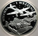 10 zł złotych 2009 Wieluń 1 września 1939 SREBRO