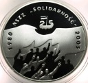 10 zł złotych 2005 NSZZ Solidarność 1980 2005 SREBRO