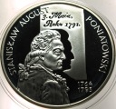 10 zł złotych 2005 Stanisław August Poniatowski POPIERSIE SREBRO