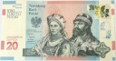 2015 20 zł złotych CHRZEST 1050 rocznica Chrztu Polski banknot NBP
