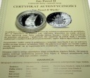 Jan Paweł II 2008 Jan Paweł II Wielki Człowiek który zmienił Świat SREBRO