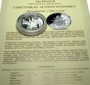 Jan Paweł II 2009 Pożegnanie z Ojczyzną Człowiek który zmienił Świat SREBRO