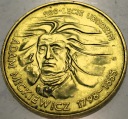 2 zł złote 1998 Adam Mickiewicz