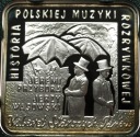 10 zł złotych 2011 Przybora Wasowski SREBRO KWADRATOWA