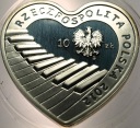 10 zł złotych 2012 20 lat WOŚP SERCE SREBRO