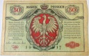 1917 50 Pięćdziesiąt Marek Polskich ser. A Jenerał
