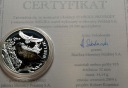 Symbole Przyrody BIELIK Zwierzęta Mennica SREBRO (nr 1)
