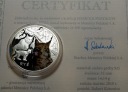 Symbole Przyrody RYŚ Zwierzęta Mennica SREBRO