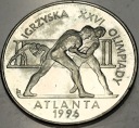 2 zł złote 1995 Atlanta 1996 Zapasy Igrzyska Olimpiady