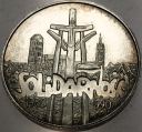 100000 zł złotych 1990 Solidarność TYP A uncja 1 oz SREBRO
